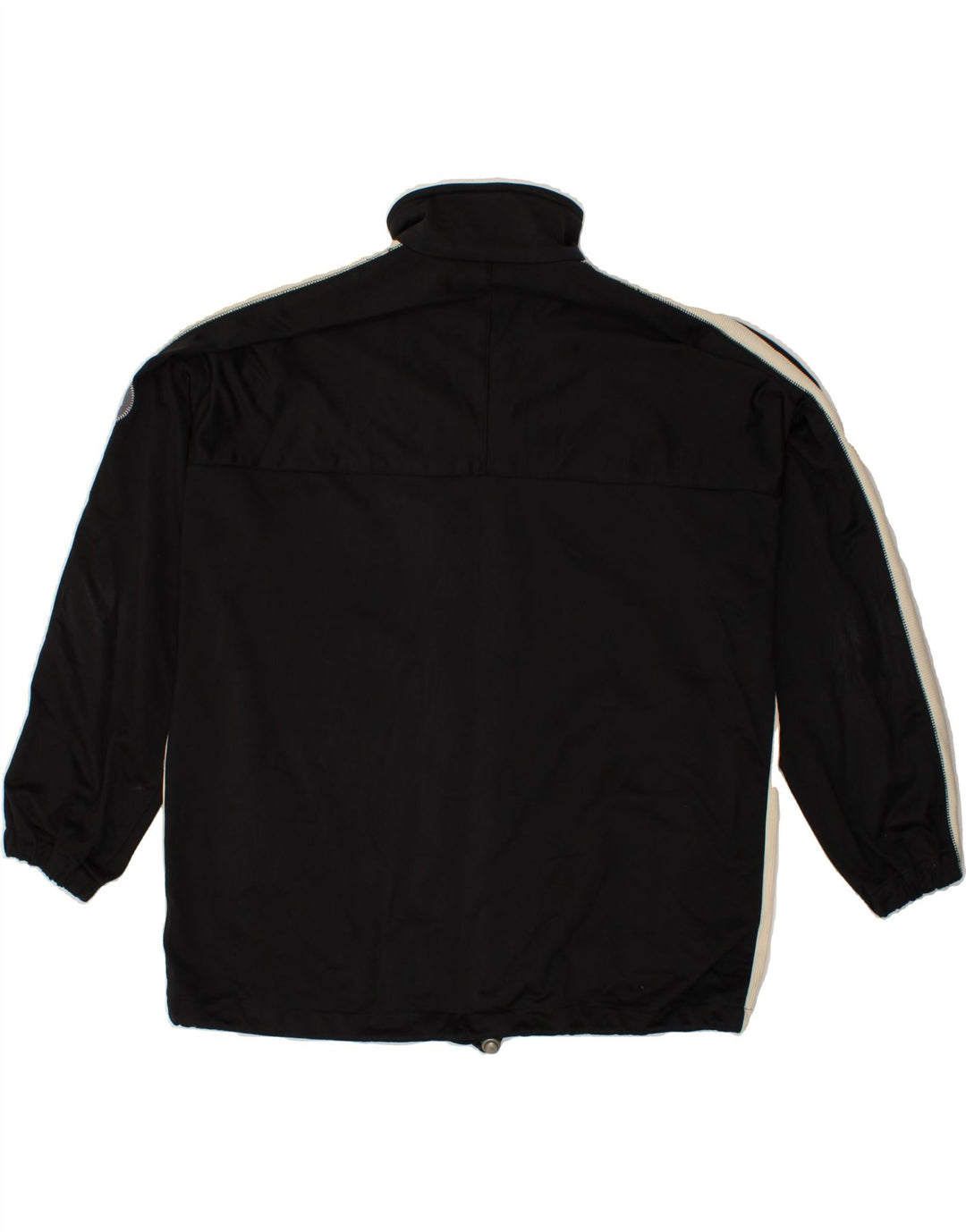 DIADORA Womens Oversized Tracksuit Top Jacket UK 16 Large  Black Vintage Diadora and Second-Hand Diadora from Messina Hembry 