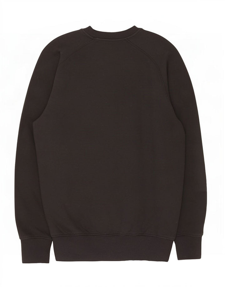 Zara Womens Oversized Sweatshirt Jumper UK 10 Small Black Bomuld
