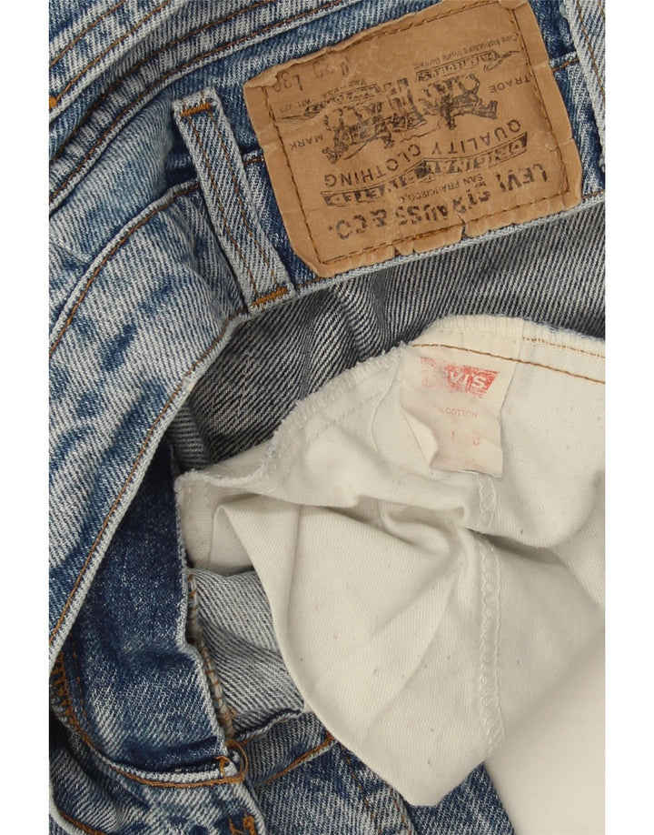 LEVI'S koniske jeans til kvinder W28 L30 blå bomuld