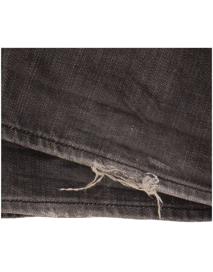 Gap Straight Jeans til mænd W36 L34 Grå Flecked Bomuld