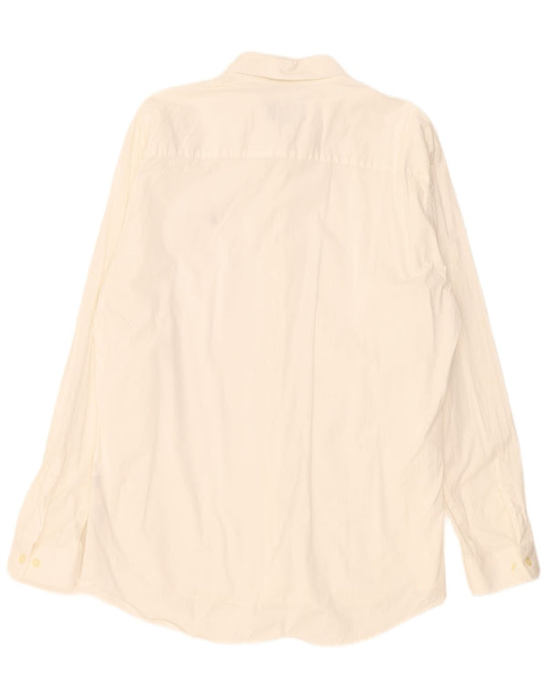 Marlboro Classics Herre Slim Fit skjorte 2XL Off White Bomuld