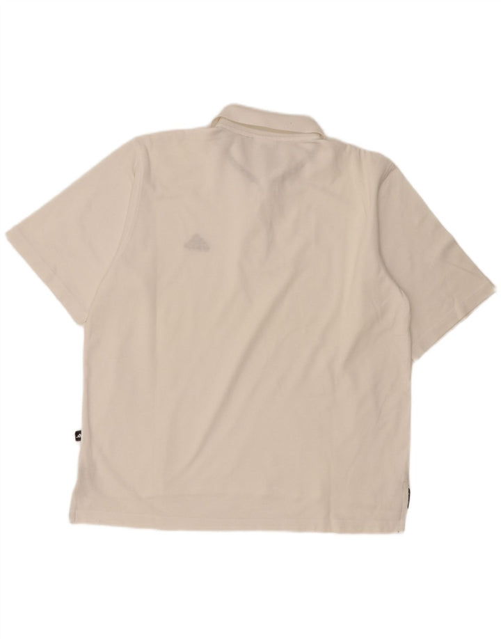 Adidas Polo Shirt til mænd Stor hvid bomuld