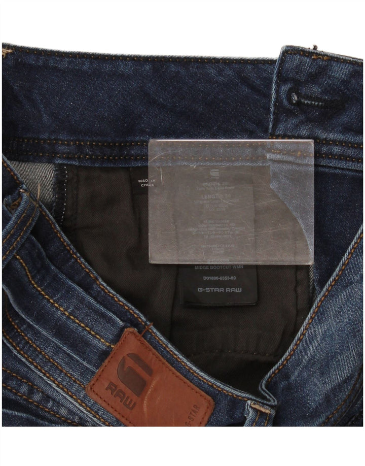 G-Star Dame Midge Bootcut Jeans W28 L32 Blå Bomuld