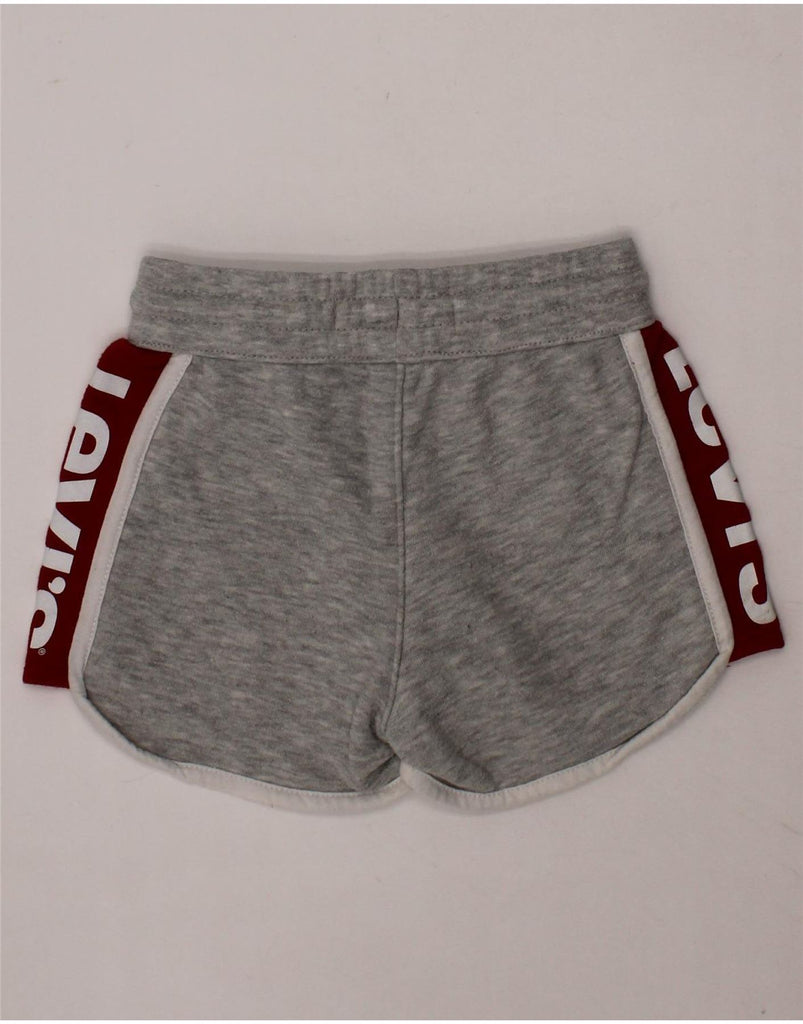 LEVI'S Baby Girls Graphic Sport Shorts 6-9 Months  Grey Colourblock Vintage Levi's and Second-Hand Levi's from Messina Hembry 
