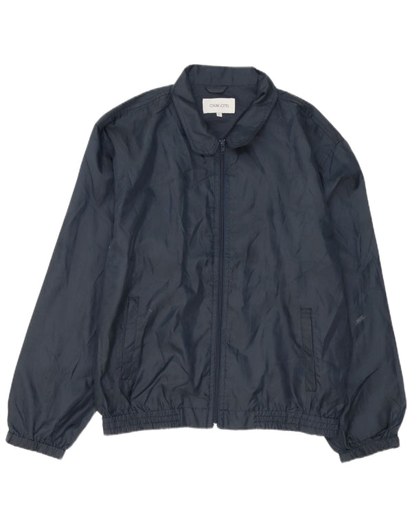 Oscar Jones Herre Bomber Jacket UK 40 Large Navy Blue