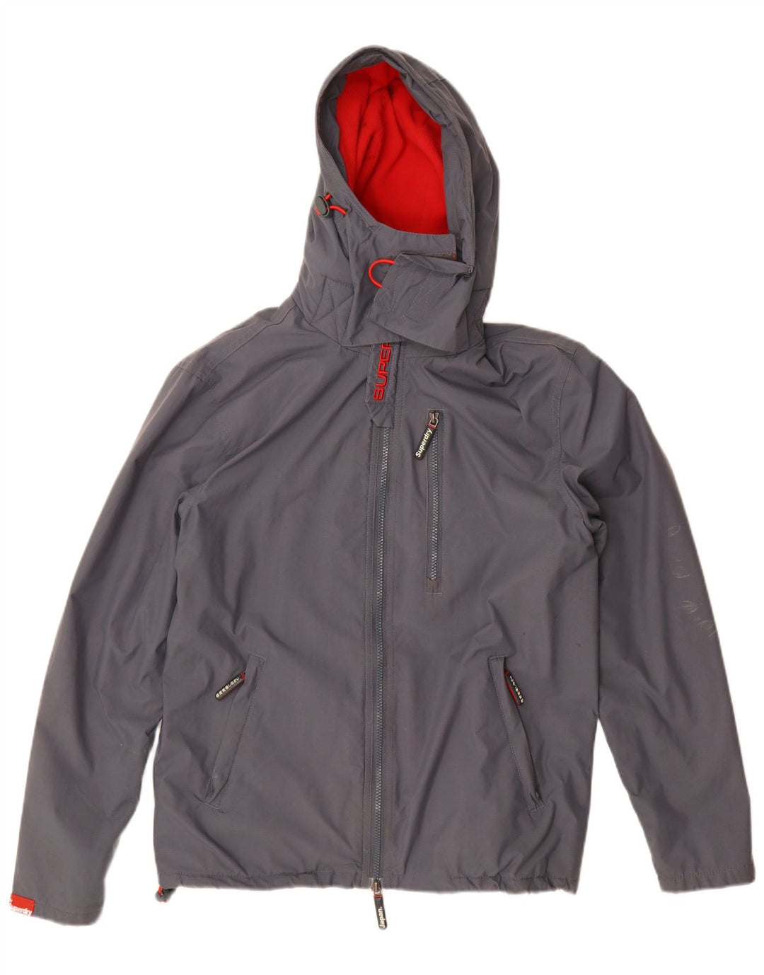 SUPERDRY Windhiker Windbreaker-jakke til mænd UK 38 Medium Grå