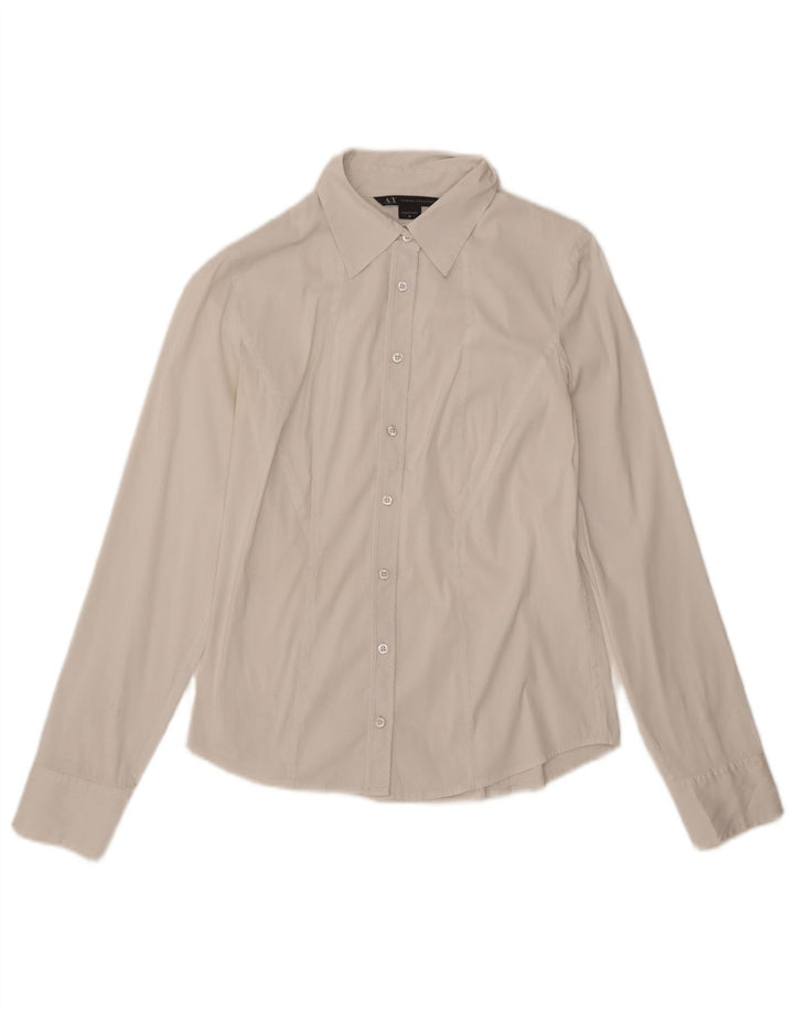 ARMANI EXCHANGE Dameskjorte UK 12 Medium White