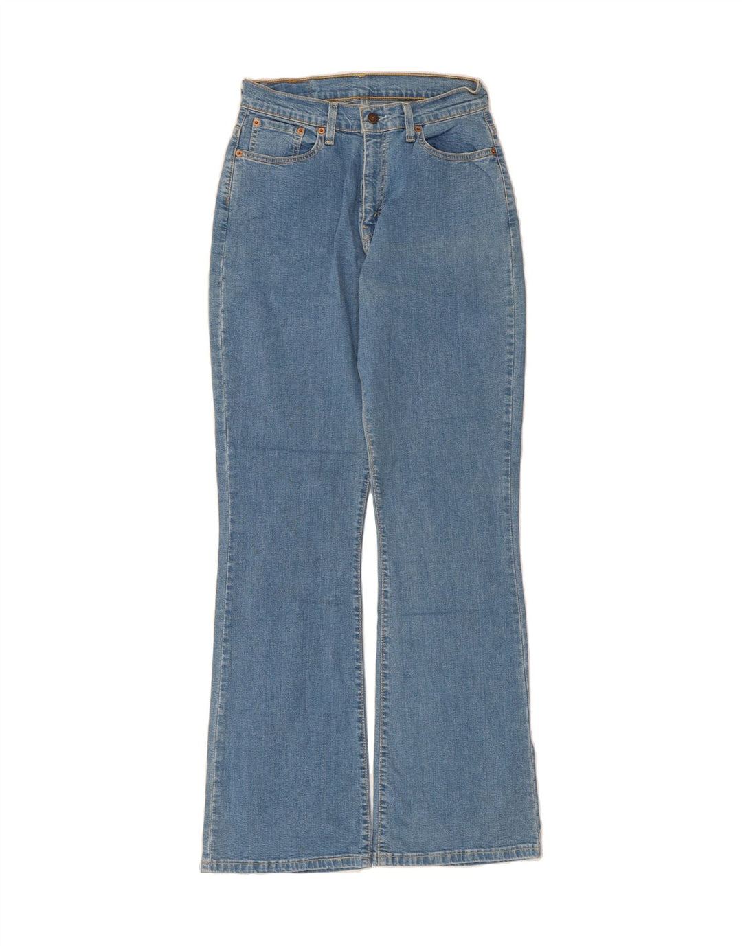 LEVI'S Womens 584 Bootcut Jeans W32 L34 Blue Cotton Vintage Levi's and Second-Hand Levi's from Messina Hembry 