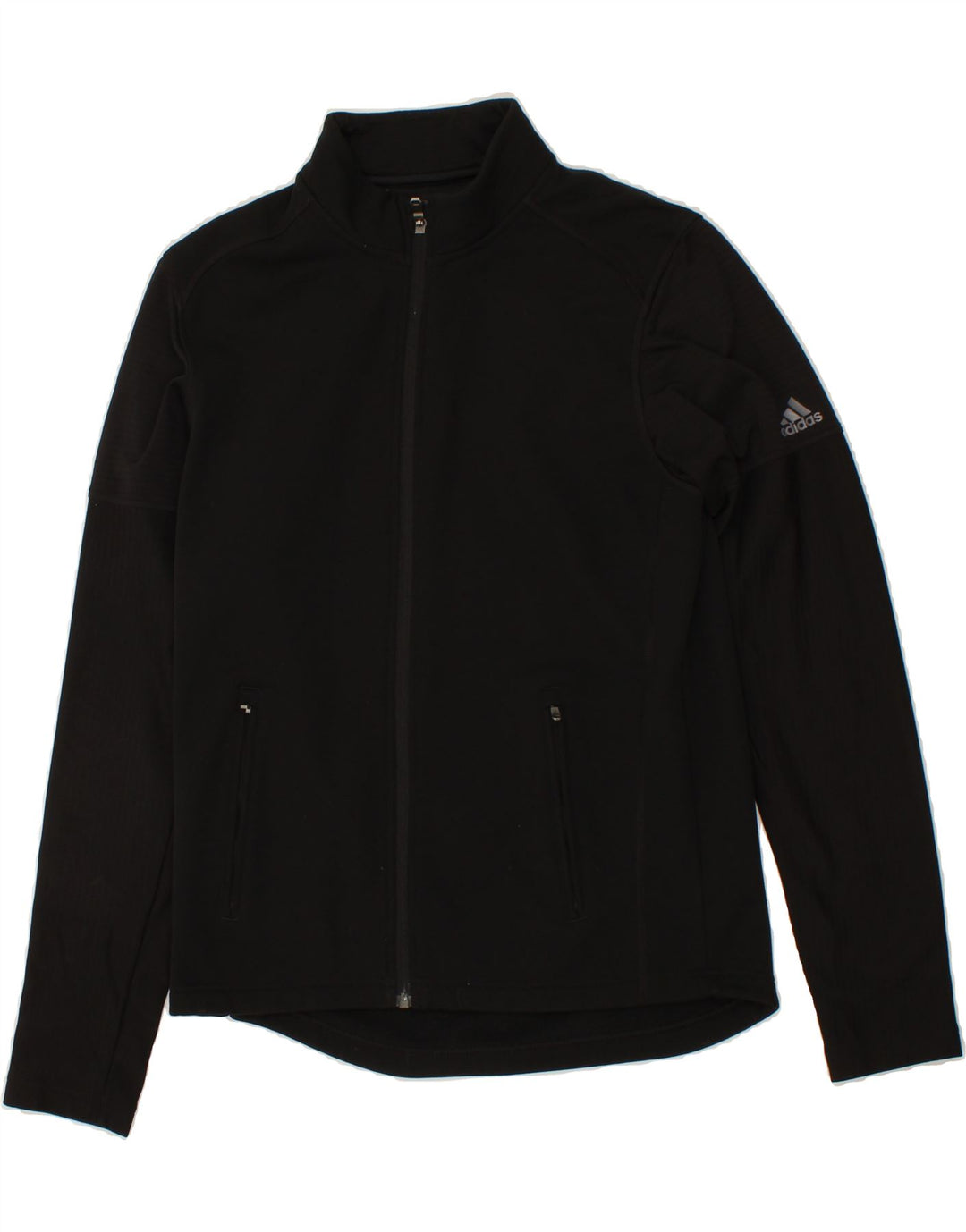 ADIDAS Mens Climawarm Tracksuit Top Jacket Small Black Polyester Vintage Adidas and Second-Hand Adidas from Messina Hembry 