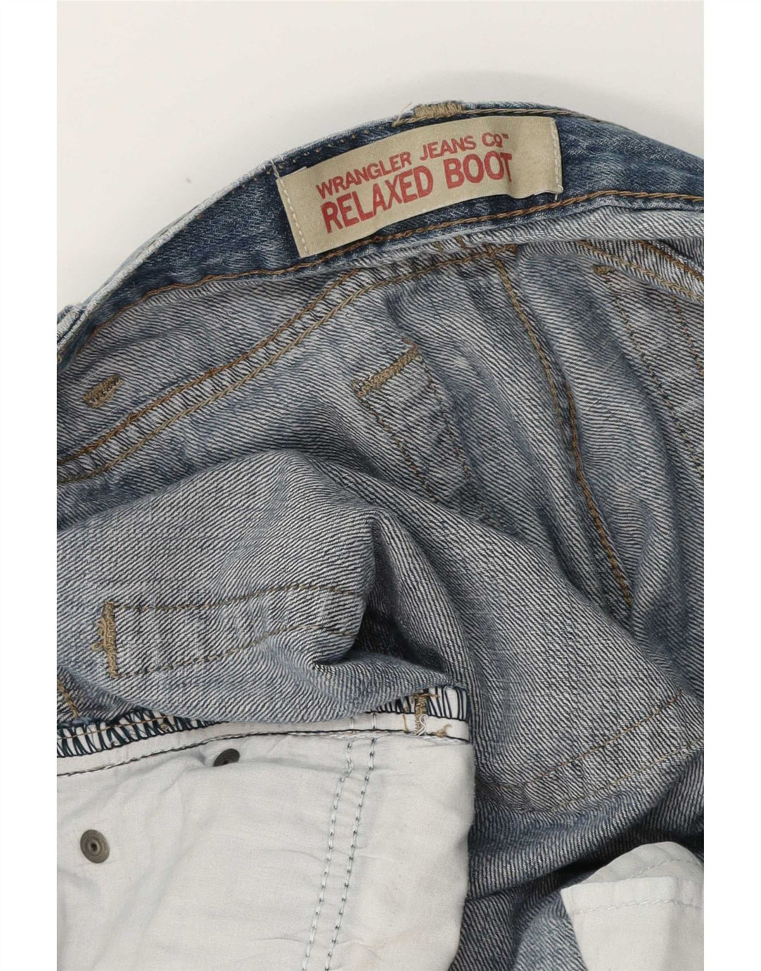 Wrangler Herre Relaxed Fit Bootcut Jeans W34 L32 Blå