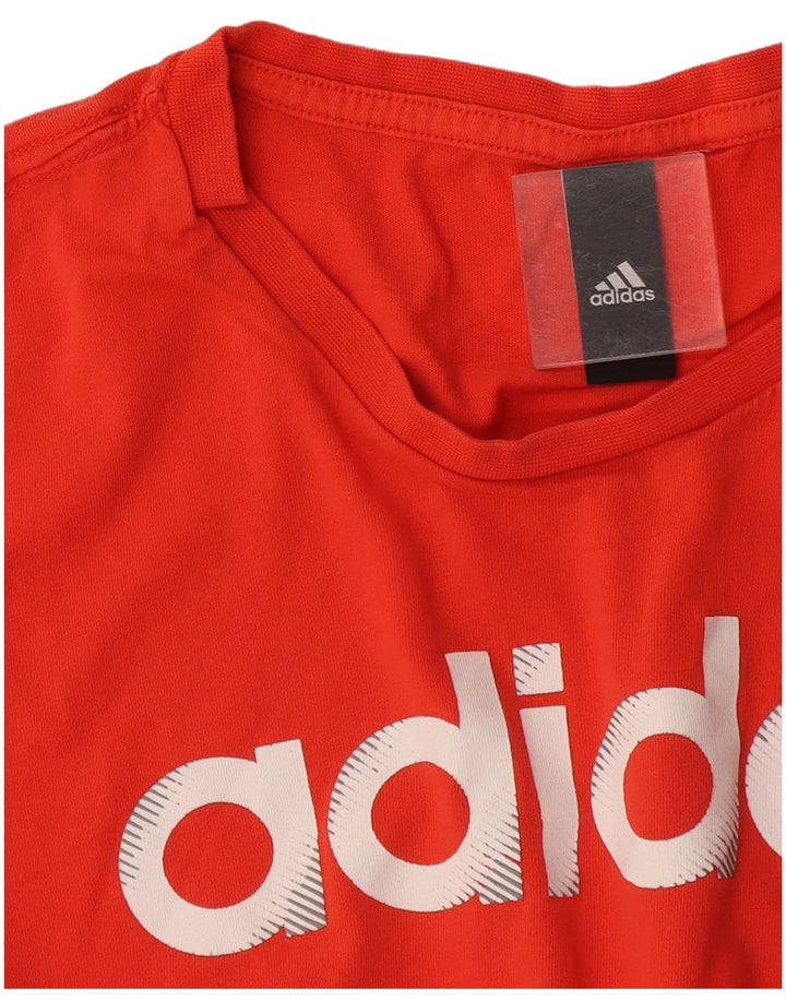 Adidas Herre grafisk T-shirt Top Lille Orange