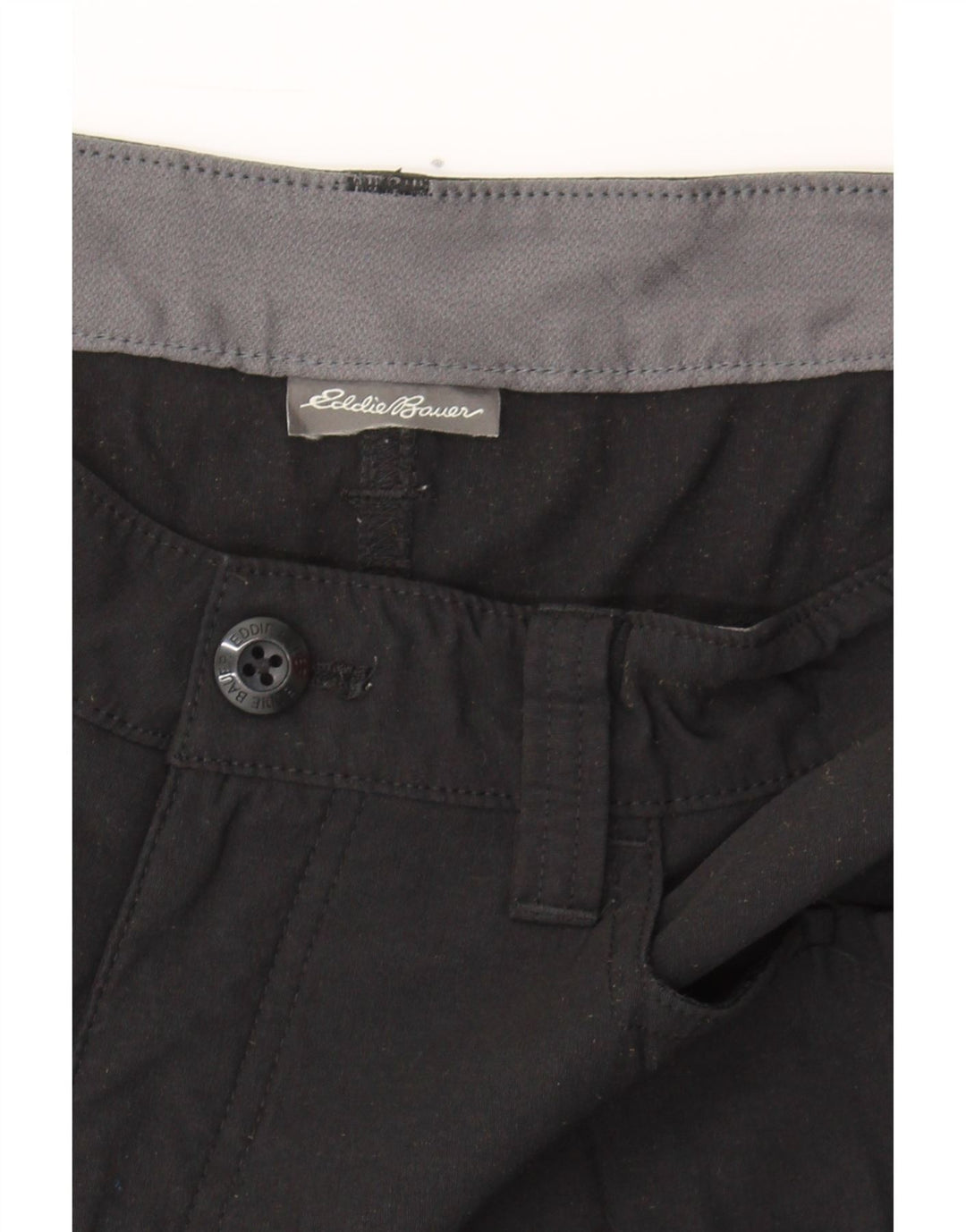 EDDIE BAUER Mens Casual Shorts 32 Medium Black Nylon Vintage Eddie Bauer and Second-Hand Eddie Bauer from Messina Hembry 