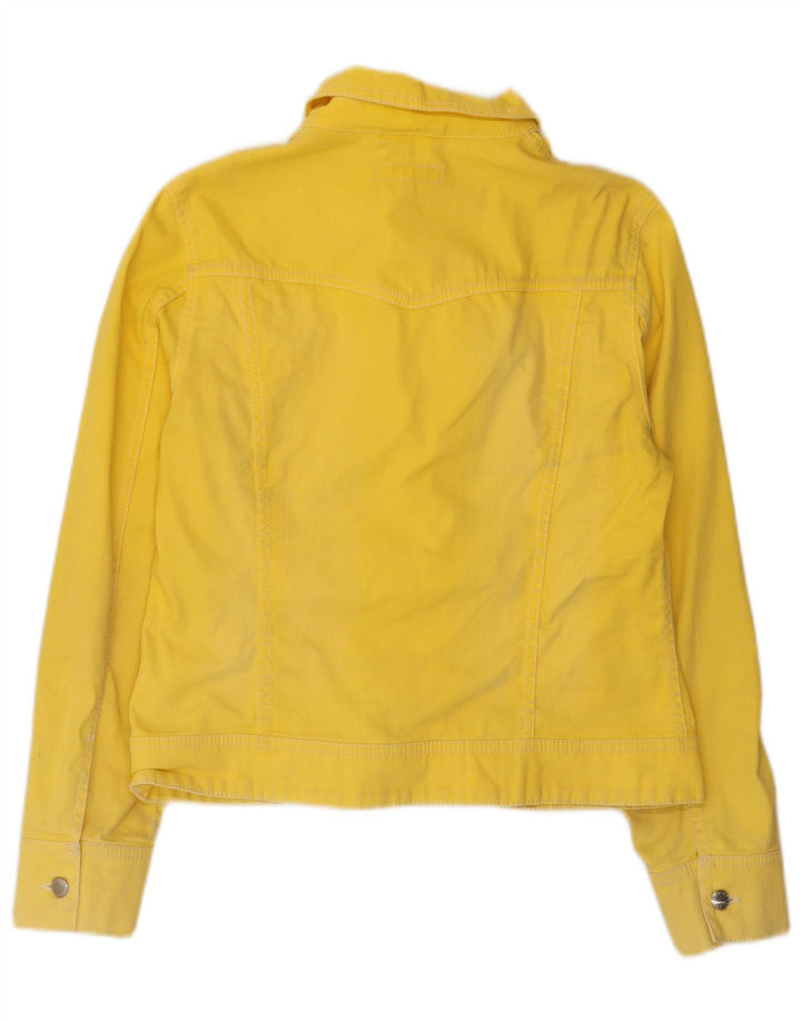 Escada Bomberjakke til kvinder IT 42 Medium Yellow Cotton Sports