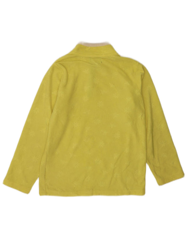 Mountain Warehouse Boys Button Neck Fleece Jumper 12-13 år Gul Blomster