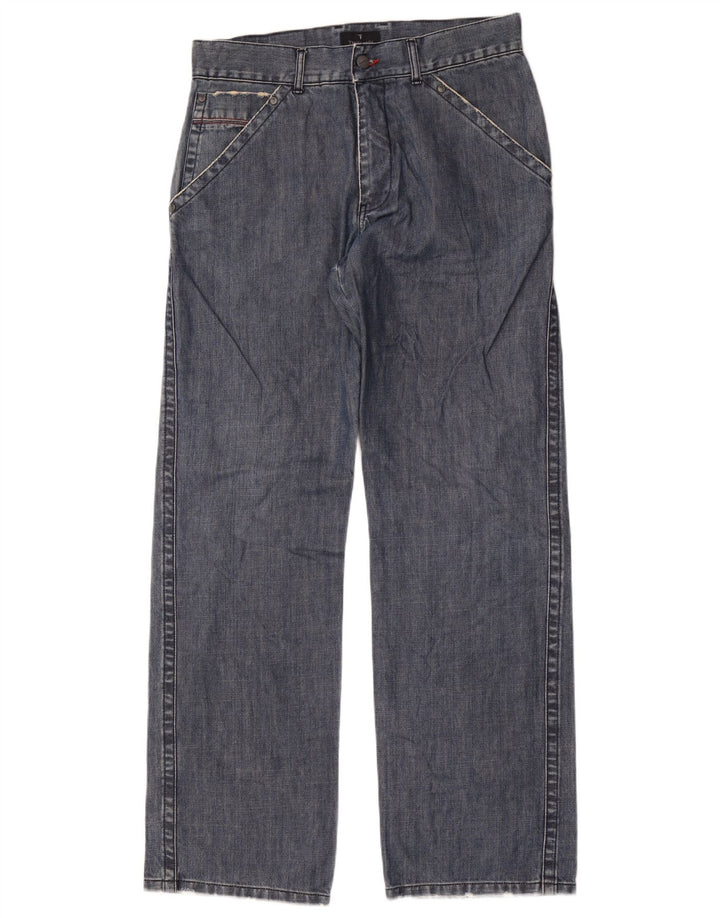 Trussardi Herre Straight Jeans IT 48 Medium W32 L34 Blå Bomuld