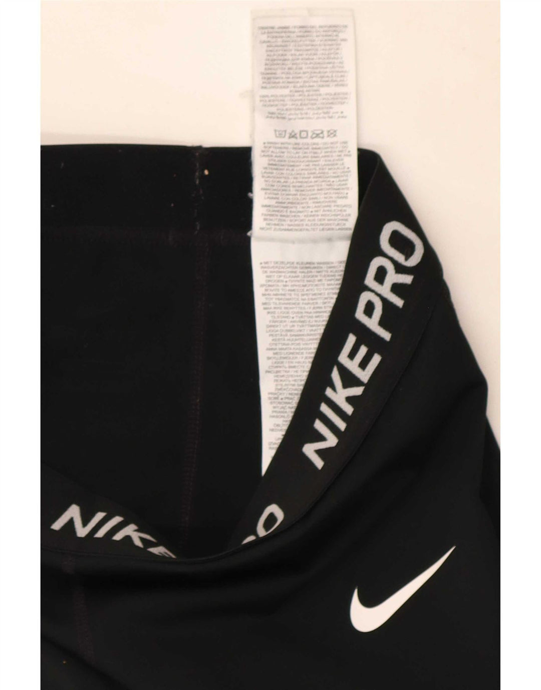 Nike grafiske leggings til kvinder UK 4 XS sort polyester