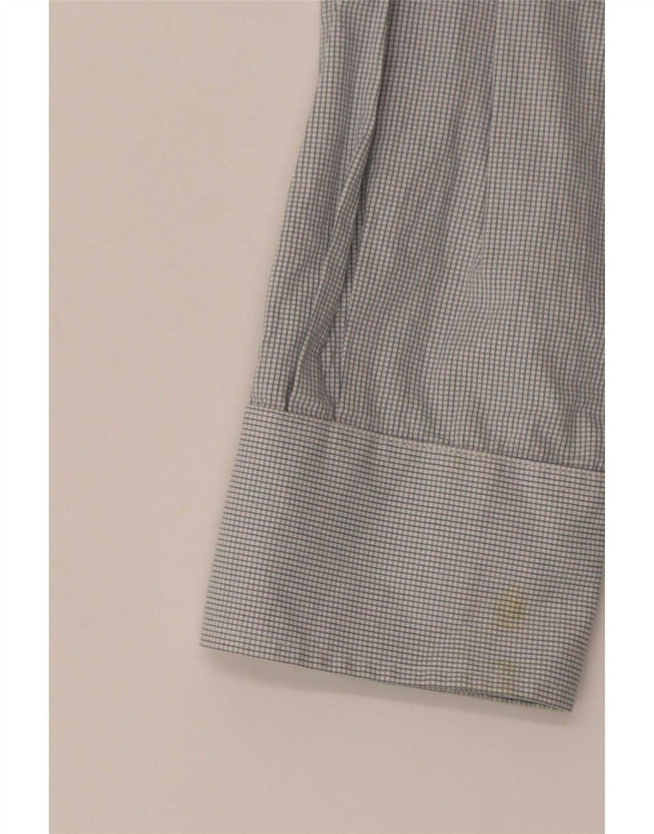 Superdry herreskjorte 2XL hvid Gingham bomuld