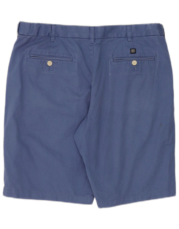 Marks & Spencer Herre Blue Harbor Chino Shorts W36 Large Blue Cotton