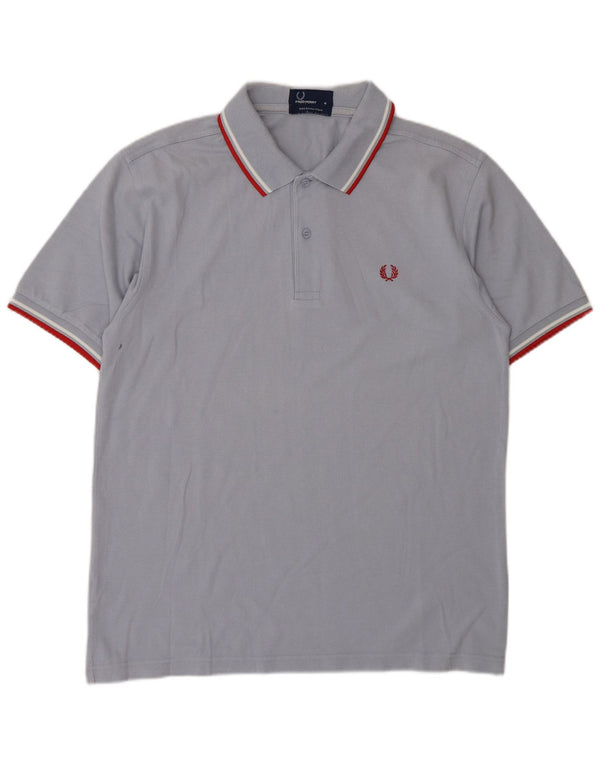 Fred Perry herre poloshirt mellemgrå bomuld