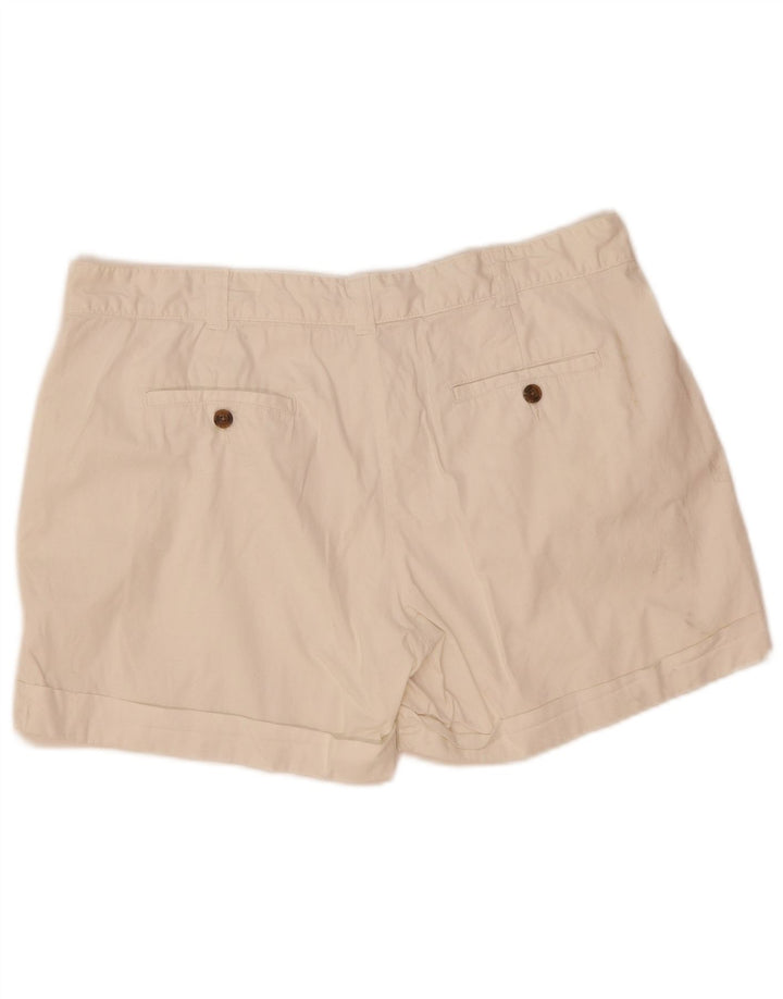 Jigsaw Womens Pegged Chino Shorts UK 14 Large W36 White