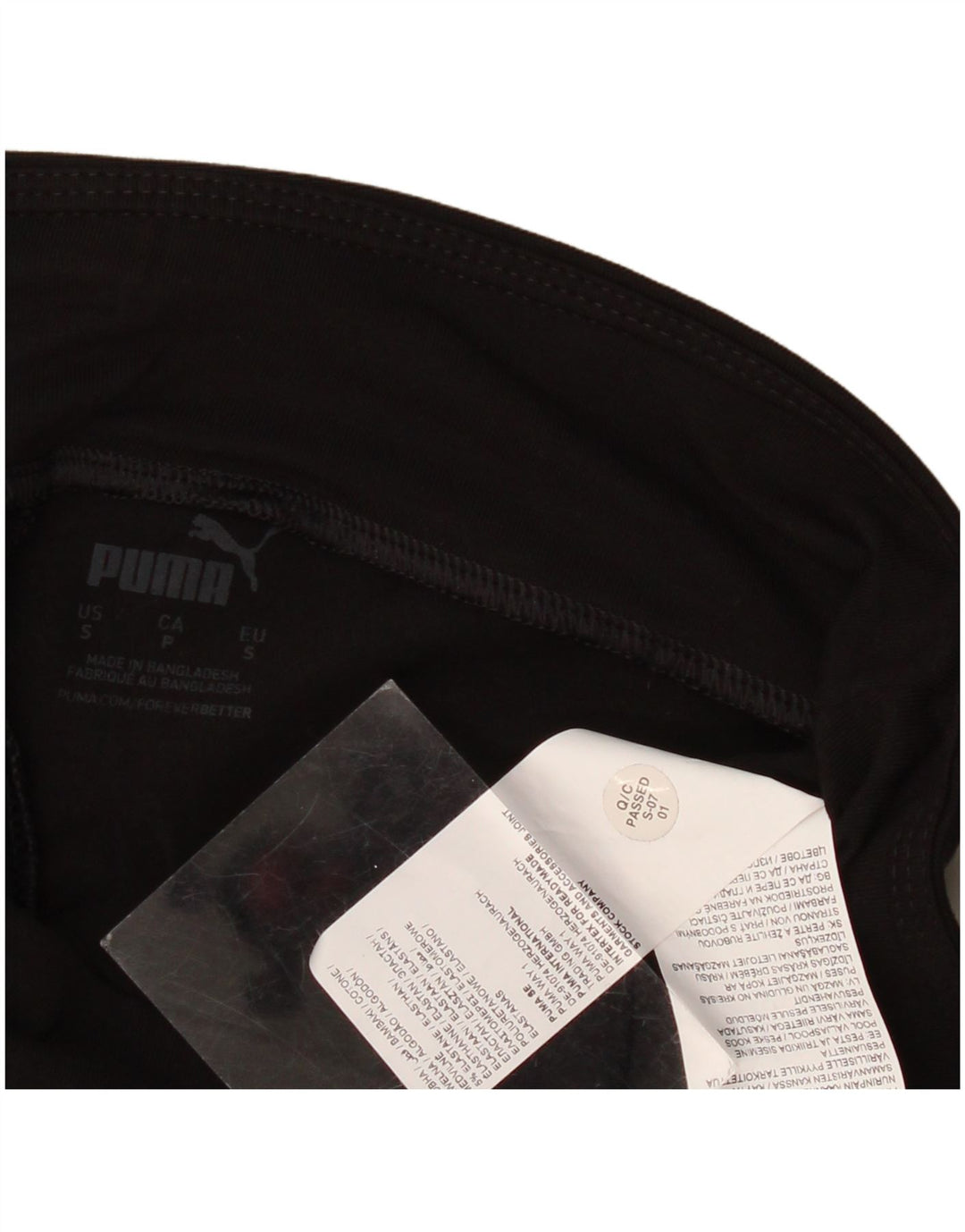 PUMA Womens Leggings UK 8 Small Black Bomuld