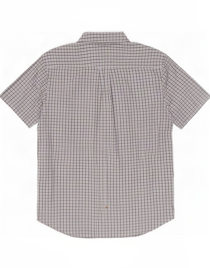 Tommy Hilfiger Kortærmet Herreskjorte Medium Blue Check