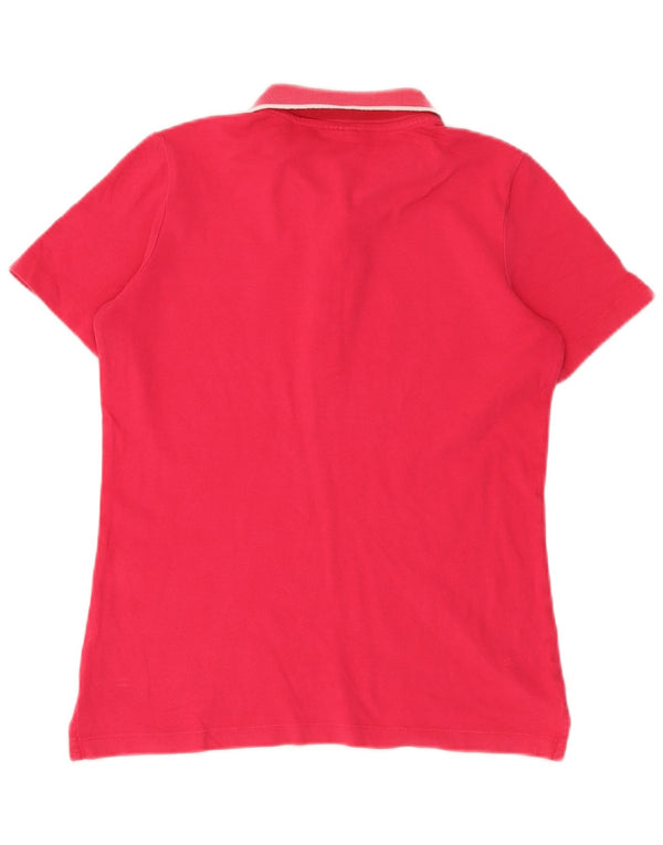 Champion Dame Polo Shirt UK 12 Medium Pink