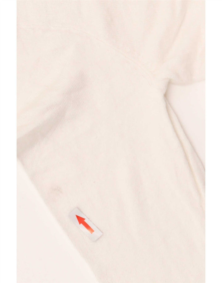 Marks & Spencer Dame Cardigan Sweater UK 12 Medium White Viscose