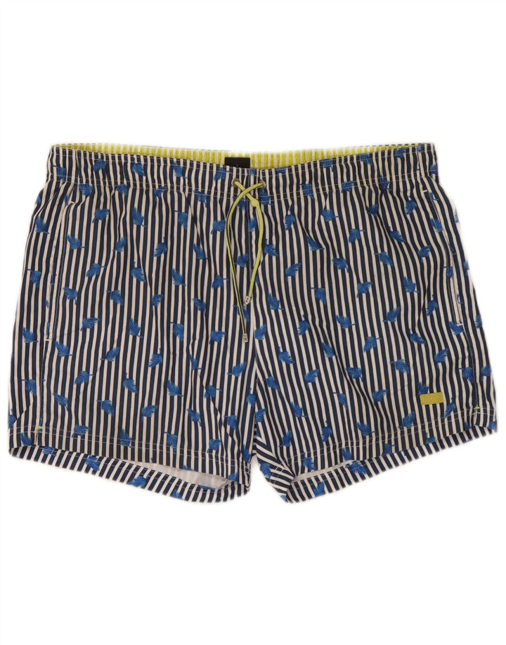 Hugo Boss Badeshorts til mænd store blå stribede