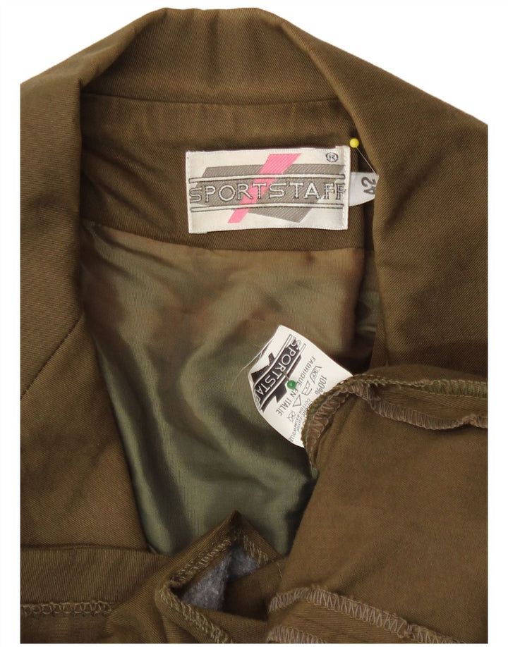 Sport Staff Dame Kortærmet Blazerjakke med 5 knapper IT 42 Medium Khaki