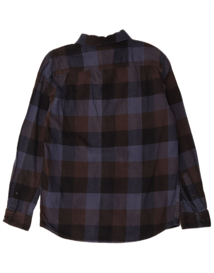 Quiksilver Herre Regular Fit Flanellskjorte Lille marineblå Gingham Bomuld