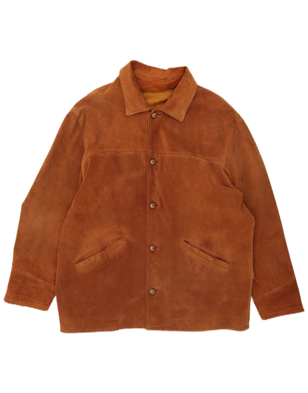 Vintage herre ruskindsjakke UK 42 XL Brun