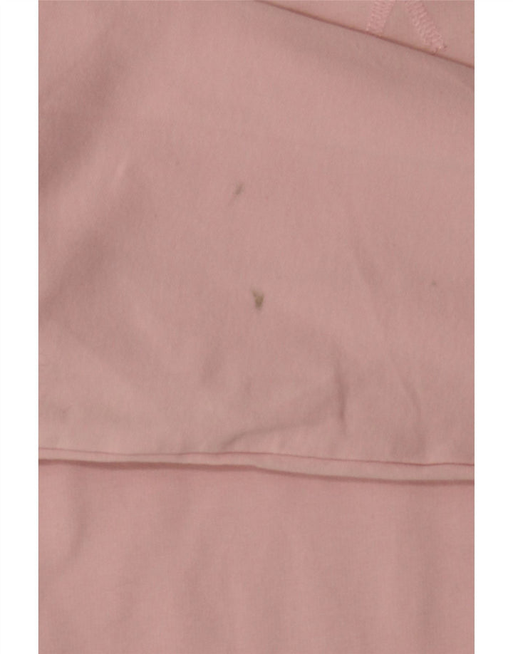 NORTH SAILS Womens Graphic Sweatshirt Jumper UK 14 Large Pink Cotton Vintage North Sails and Second-Hand North Sails from Messina Hembry 