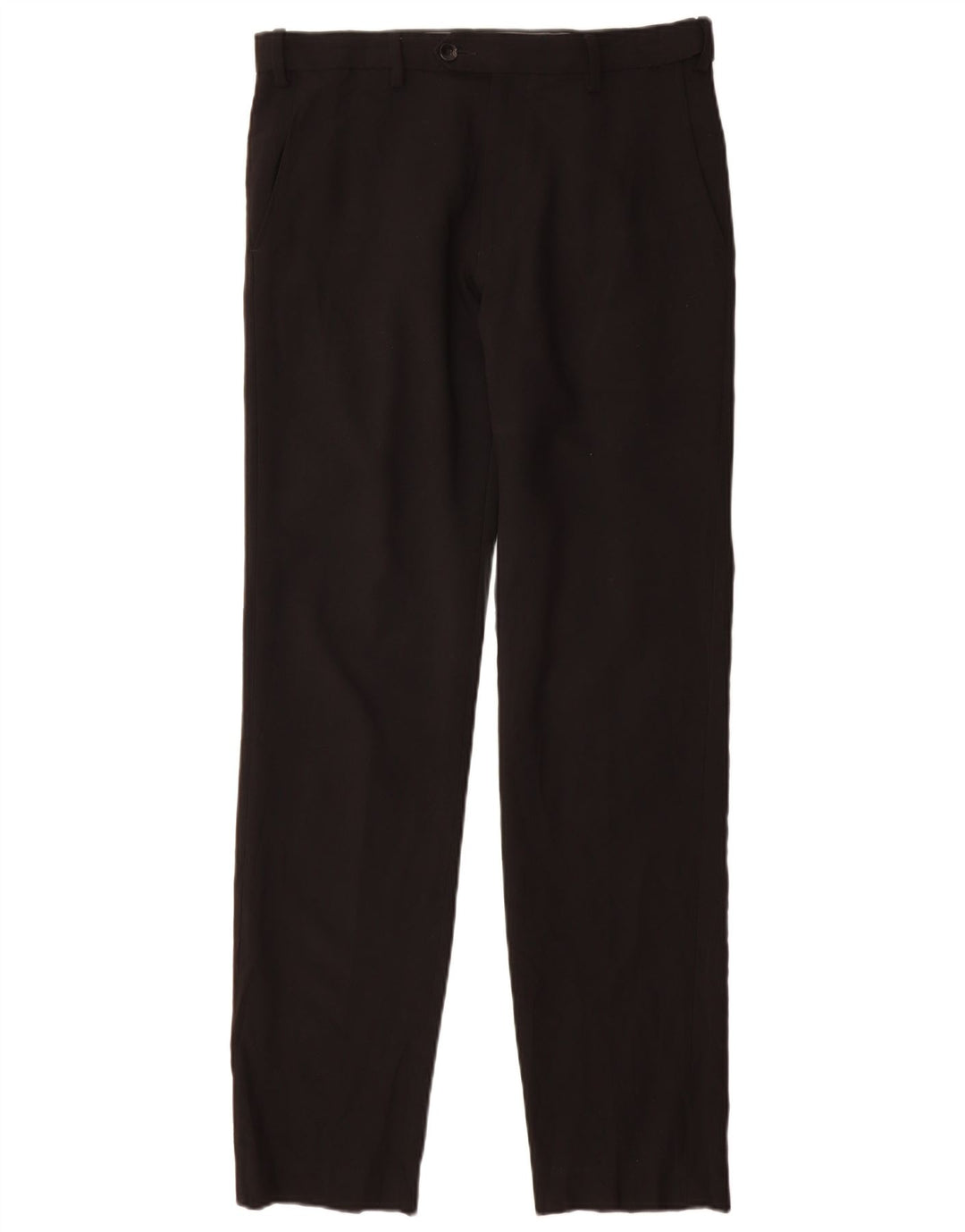 Marks & Spencer Dame Slim Fit Suit Bukser W30 L33 Sort Polyester