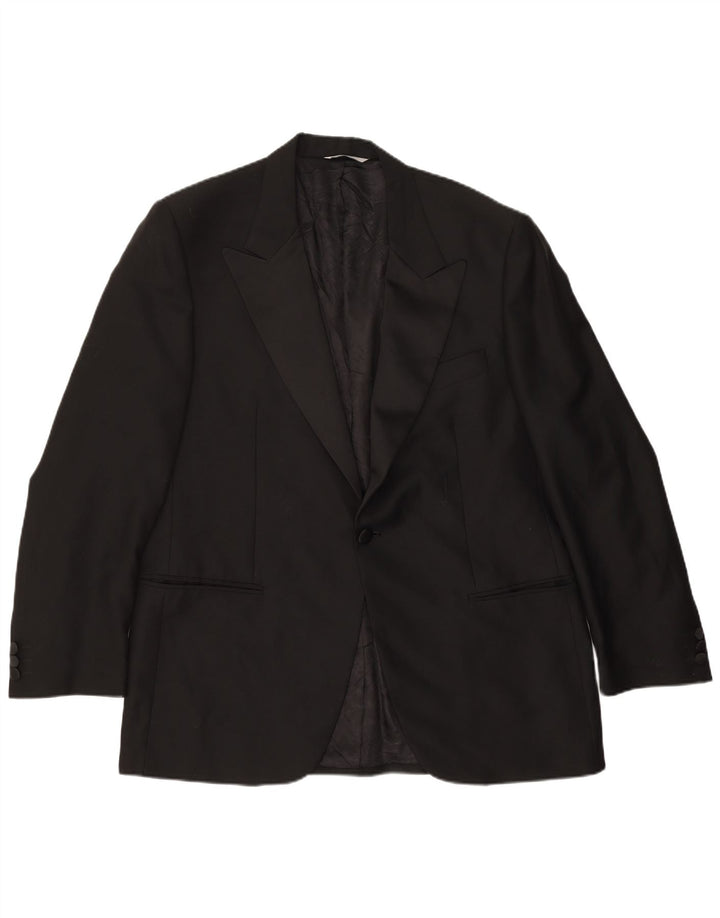 Boggi Herre 1 Knap Blazer Jakke IT 54 2XL Sort