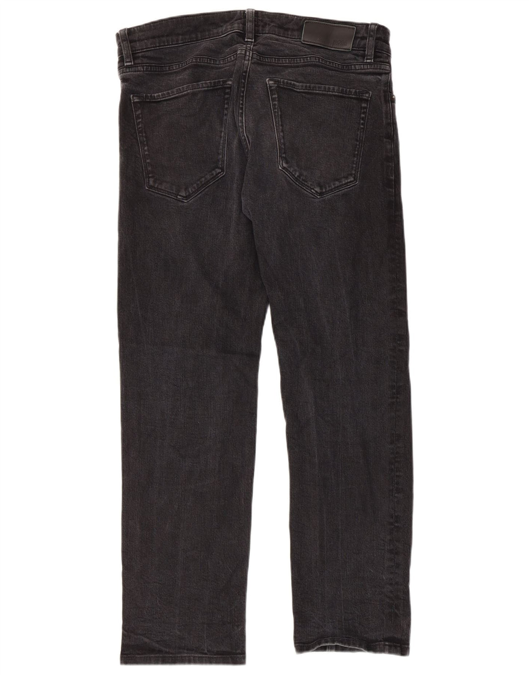 Hugo Boss Straight Jeans til mænd W32 L27 Grå bomuld