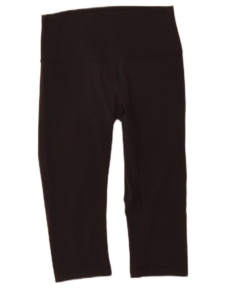 LULULEMON Dame Capri Leggings US 6 Medium Sort Nylon