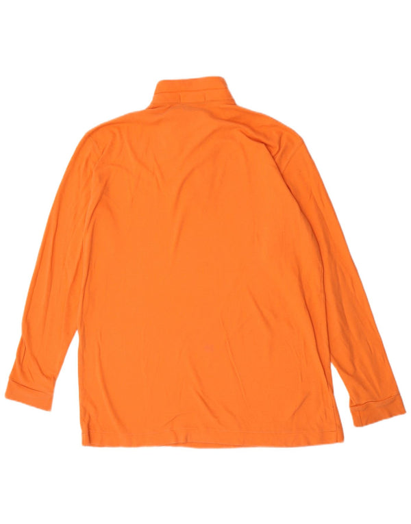 Fila Herre lynlås-hals Top Langærmet IT 54 XL Orange Bomuld