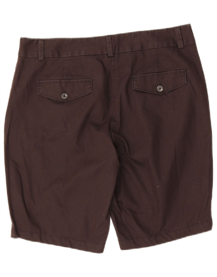 DOCKERS Womens Chino Shorts US 8 Medium W34 Black Cotton