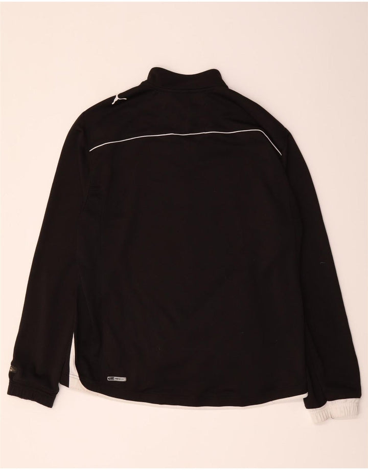 Puma Herre Pullover Træningsdragt Top Jakke Stor Sort Colourblock Polyester