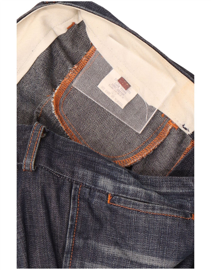 7 For All Mankind Kvinder Flared Jeans W27 L34 Marineblå Bomuld