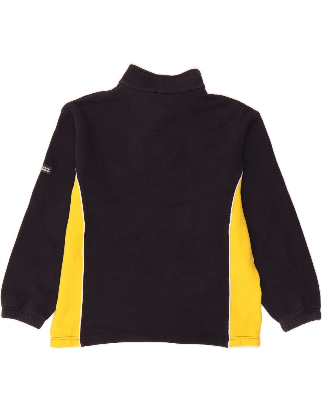 IZOD Boys Sweatshirt Jumper 14-15 Years Large Navy Blue Colourblock Vintage Izod and Second-Hand Izod from Messina Hembry 