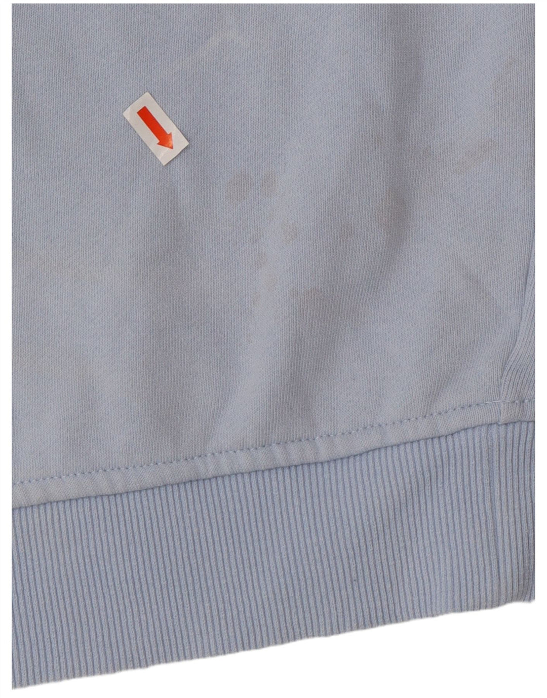 FILA Grafisk sweatshirt til kvinder UK 14 Medium Blue Colourblock Bomuld