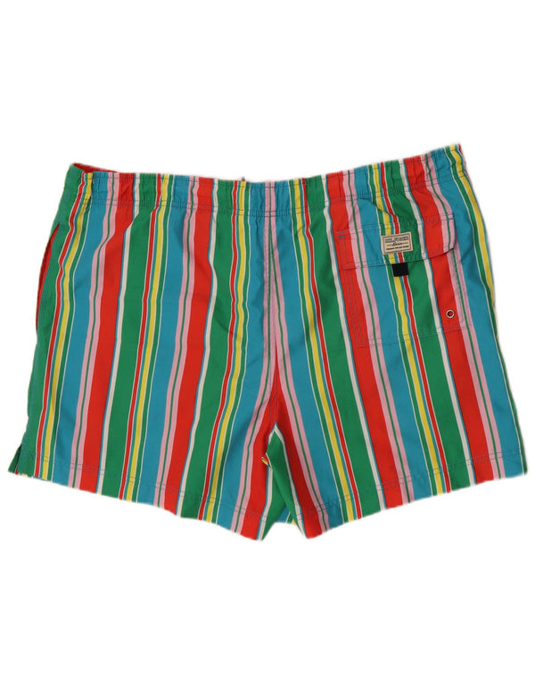 Tommy Hilfiger Mens Swimming Shorts XL  Multicoloured Striped Polyester