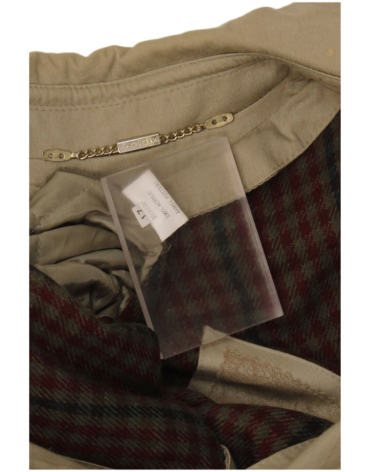 GOLDIX Trench Coat til kvinder US 17 2XL Beige Akryl