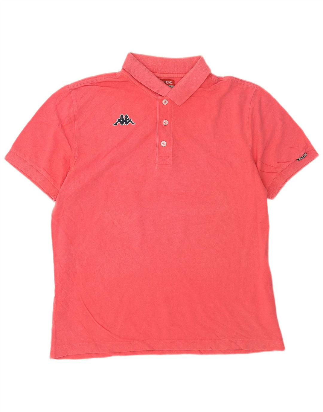 Kappa Herre Polo Shirt Large Pink