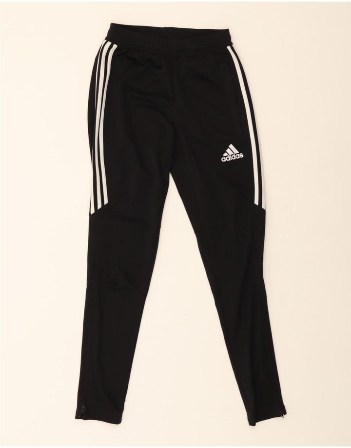 ADIDAS Womens Climacool Tracksuit Trousers UK 6 XS Black Polyester Vintage Adidas and Second-Hand Adidas from Messina Hembry 