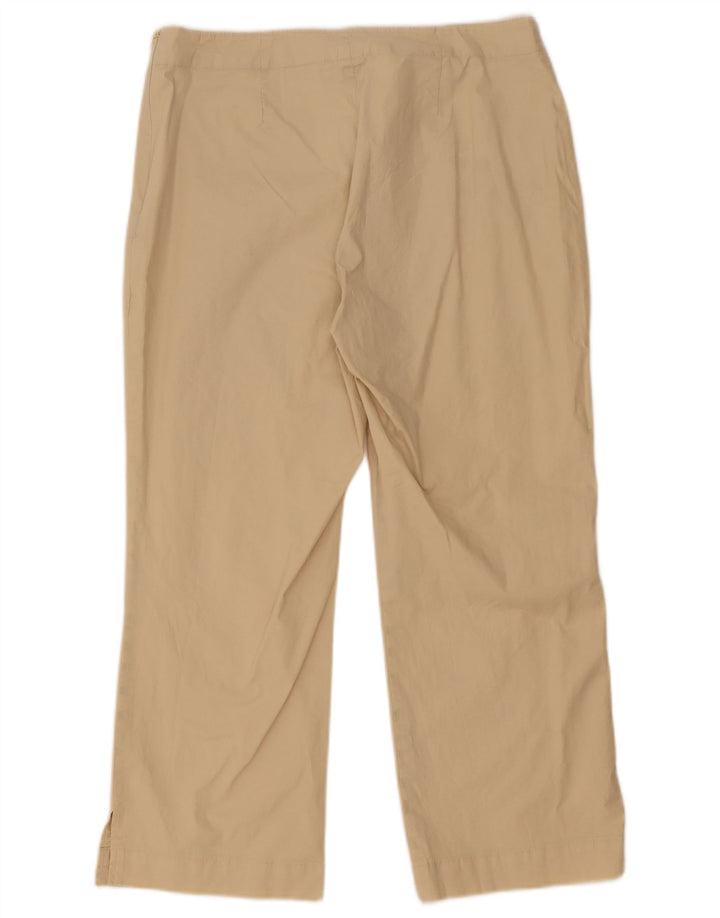 Gap Womens Cropped Trousers US 8 Medium W29 L23 Beige Bomuld