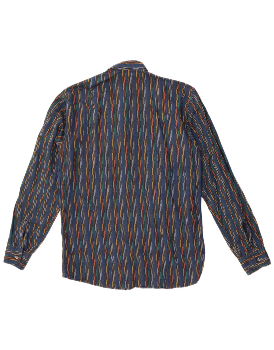 Master Herre flannel skjorte lille blå stribet