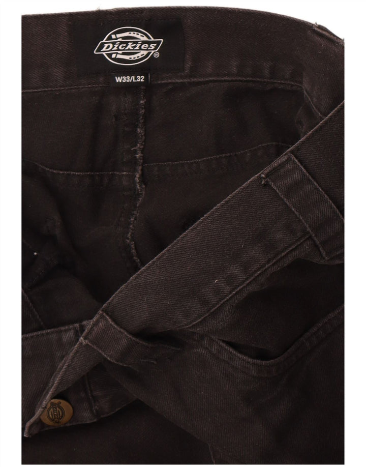 Dickies Straight Cargo bukser til mænd W33 L32 Sort